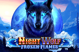 Night Wolf Frozen Flames by Spinomenal