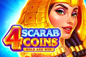 4 Scarab Coins Hold and Win